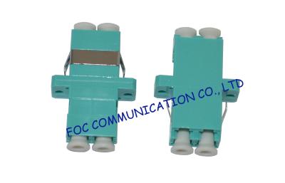China Confiança simples do LC OM3 do duplex do adaptador da fibra óptica de FTTX 10G boa à venda