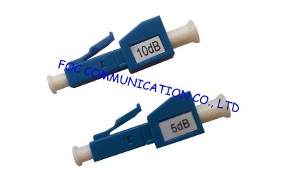 China LC / UPC fiber attenuator Male to Female / 0dB to 25dB optical attenuators for sale