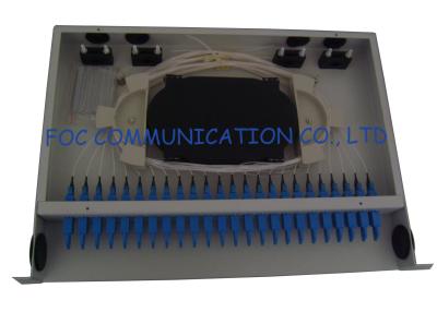 China 24Port E2000 Fiber Optic Patch Panel Full Loaded Adapters And Pigtails For Telecom for sale