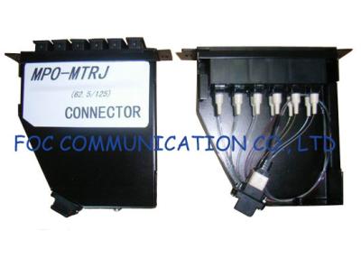 Chine Le tableau de connexions optique de fibre pour la cassette des télécom/MPO a complètement chargé avec des tresses de MTRJ à vendre