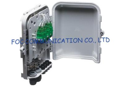 China Fiber Optic Distribution Box 8 Ports Splitters and Adapter Loaded For FTTH Networks for sale