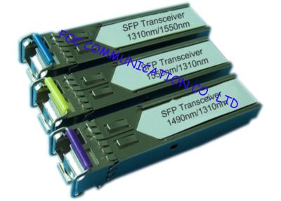 China Bi - Di Gigabit Ethernet Transceiver , Small Form-Factor Pluggable Optical Transceiver for sale