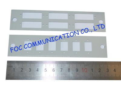 China SC da placa de adaptador da fibra óptica 6 blocos simples e frente e verso para ODF à venda