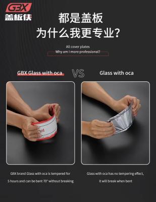 China 2in1 Redmi Note 10 OCA Glass para Note10 5G Note10pro Note11pro à venda