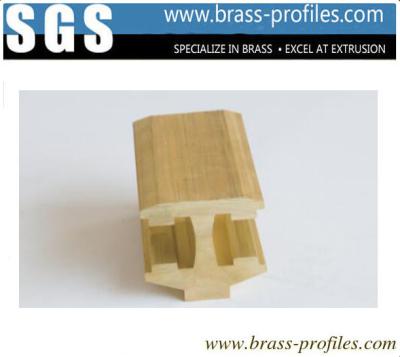 China Brass Extrusion Sanitary Ware Profiles Special Shaped Copper Alloy Extrusion for sale