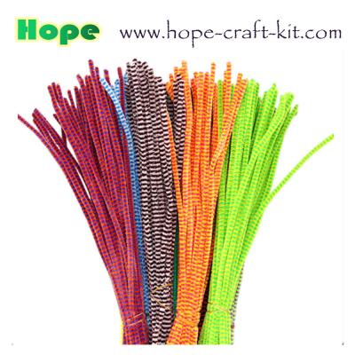 China Spotted chenille stems Speckled pipe cleaners for children creative DIY craft kit material KIDS STEM INNOVATION for sale