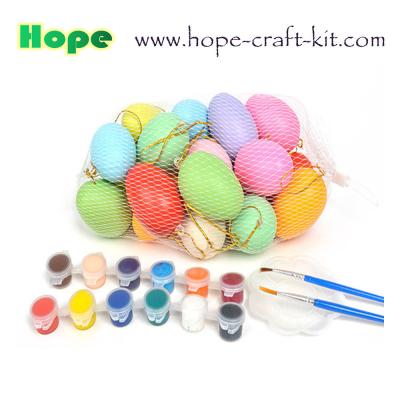 China Assorted colors Solid Wooden Easter eggs for kids children DIY Graffiti painging can be with à venda