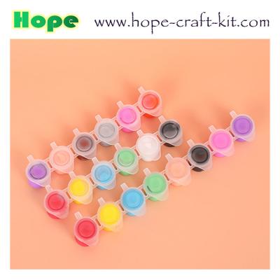 China 2ml, 3ml, 5ml 7ml 6 colors 8 colors set 12 colors set Acrylic Paint for Kids DIY Painting on Paper, Cloth, Wood, Stone for sale