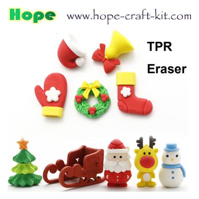 China OEM ODM TPR PVC Erasers Kids Stationery supplies 3D Animal, Food, Plant, Vegetables, Fruits  disassembled and assembl for sale
