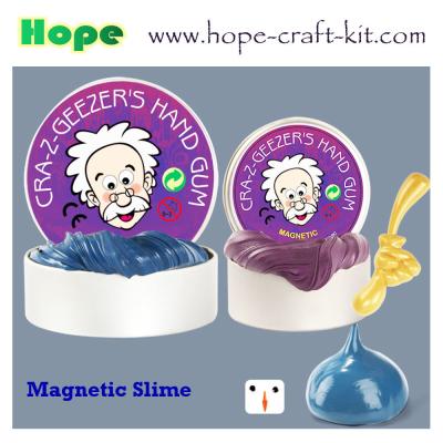 China Magnetic Hand Gum Putty Slime Eco-friendly Non-toxic Playdough Plasticine Clay Kids Children DIY Toys à venda