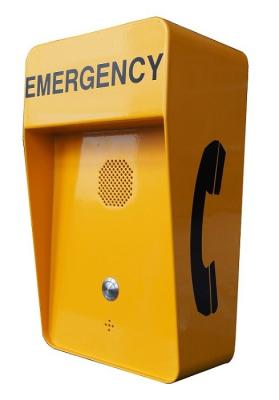 China Robust Housing Yellow SIP Call Box IP67 Watertight VoIP Emergency Call Box  for sale