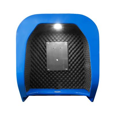 China Vandal Proof Acoustic Phone Hood / Soundproof Phone Booth For Noisy Industry for sale