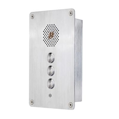 China Flush Mounted Elevator Emergency Phone Hands Free Operation With Robust Housing for sale