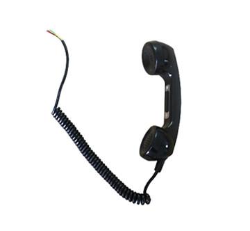 China Anti Vandal Black Phone Handset With Switch for Prison Phone for sale