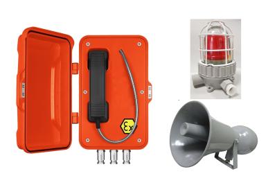 China Orange Watertight Explosion Proof Telephone For Oil Exploration / Chemical Industry for sale
