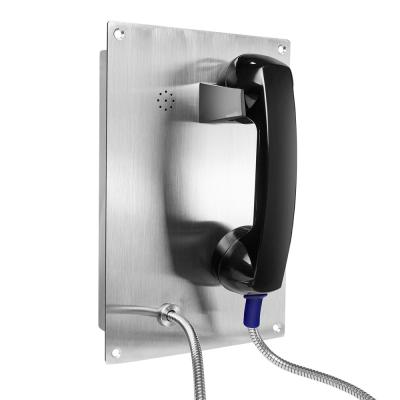 China Flush Mounting Vandal Proof Intercom , Auto Dial Emergency Phone For Parking Lots for sale