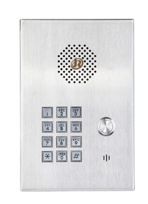 中国 金属のキーパッド、クリーン ルームのための険しいSIPのドアの電話が付いている安全SIP呼出し箱 販売のため