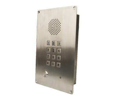 China Flush Mounted Analog Door Intercom , Rugged Clean Room Phone for sale
