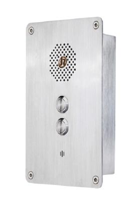 China Anti Rust Elevator Emergency Phone Built In Ringer, Flush mounted Lift Help Point for sale