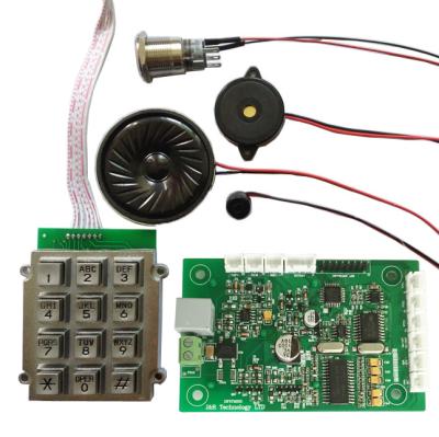 China Hands free Industrial Analog Telephone Circuit Board with Keypad for sale