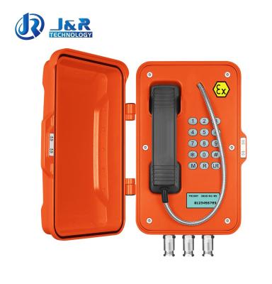 China Industrial Explosion Proof VoIP Telephone with LCD display For Oil - Gas Station for sale