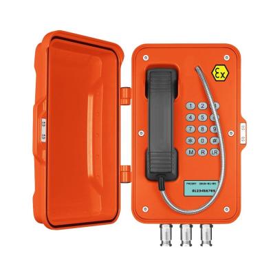 China Weatherproof Analog Anti Explosion Telephone With LCD Display For Hazardous Areas for sale