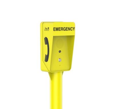 China Impact Resistant SOS SIP Call Box Roadside VoIP Emergency Telephone with Camera for sale