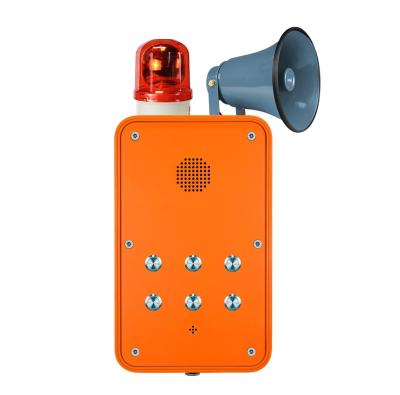 China Weatherproof Hands Free Telephone with Flashing Beacon and Metal Loudspeaker for sale