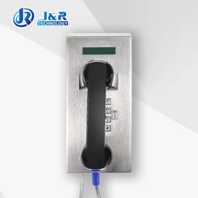 China Telefone resistente da prisão do SORVO do vândalo, telefone de aço da cadeia com exposição do LCD à venda