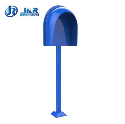China Reinforced Polyester Acoustic Phone Booth Pillar Dust Proof For Streets for sale
