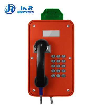 China Tunnels Outdoor Weatherproof Telephones / Industrial Analog Telephone With LCD Display for sale