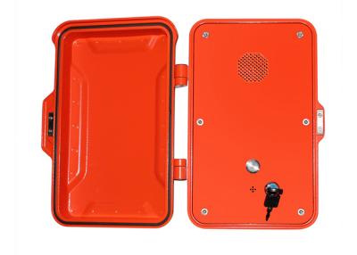 Cina Telefono resistente alle intemperie di industriale libero a mano, telefono impermeabile rosso di emergenza di GSM in vendita