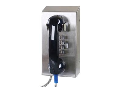 China Anti Rust Vandal Resistant Phone With Rugged Handset And Armored Cord for sale