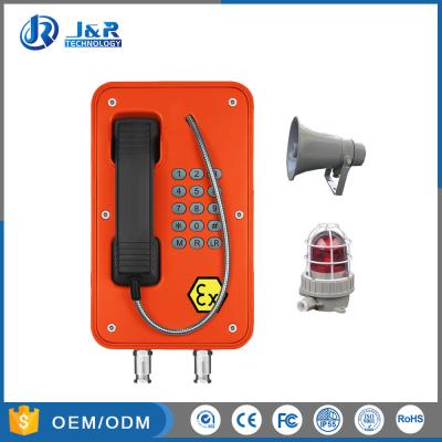 China Industrial Explosion Proof Telephone With Orange Rugged Full Keypad 6KG for sale
