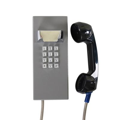 Chine Téléphone imperméable de secours de couleur grise avec le combiné matériel d'ABS 240 * 100 * 106 millimètres à vendre