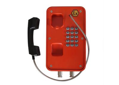中国 産業耐圧防爆電話、ATEXは防水緊急の電話を承認しました 販売のため
