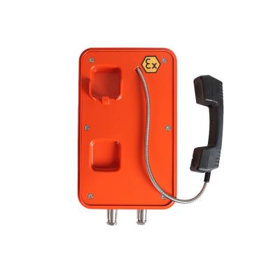 China Wall Mounting Industrial Weatherproof Telephone IP67 With Intrinsic Safety Type for sale