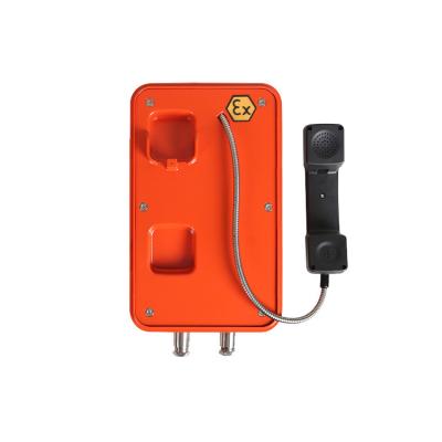 Китай Телефон оранжевого цвета взрывозащищенный, жароустойчивый на открытом воздухе сетноой-аналогов телефон для морского пехотинца продается