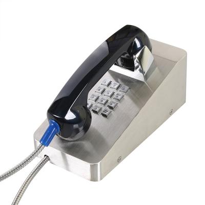 China Teléfono de la emergencia del dial de la cárcel VoIP Iauto, teléfono atado IP54-IP65 de la pared del acero inoxidable en venta