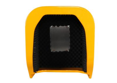 China Wall Mounting Acoustic Phone Booth Telephone Hood Fiberglass Reinforced Polyester Material for sale