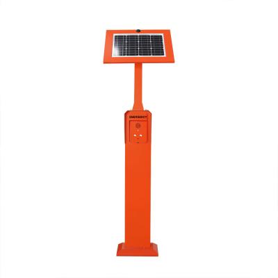 China Pillar Mounting Emergency Phone Tower Outdoor GSM / 3G / Wireless Solar Powered for sale