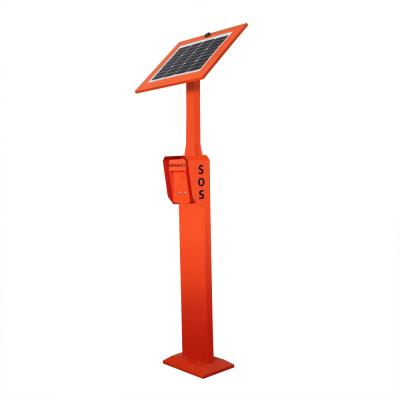China Highway Roadside Solar Powered Emergency Phone Call Box IP67 With Solar Panel for sale