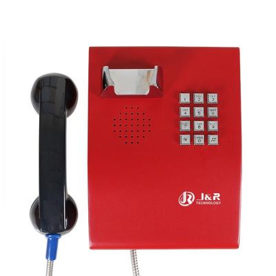 China Recinto a prueba de vandalismo fijado a mano IP65 del metal del teléfono de la seguridad pública con el telclado numérico en venta