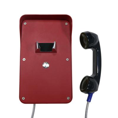 China Vandalen-beständiges Telefon-schroffer Hörer PoE SIP2.0 3G G/M mit einem Knopf zu verkaufen
