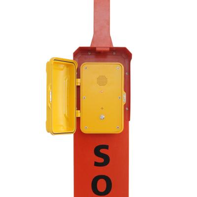China Pillar Mounting Wireless Emergency Telephone GSM 3G 4G For Highway for sale