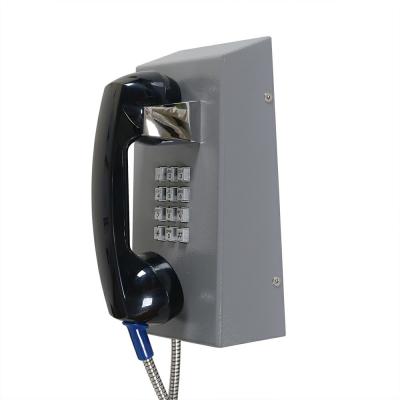 China Cold Rolled Steel Vandal Resistant GSM Handset Telephone For Prison / ATM / Bank for sale