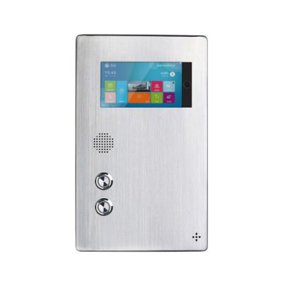 China 1024*600 LCD Smart Screen Video Help Point Intercom Telephone Te koop