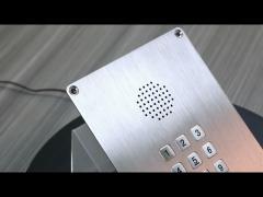 SIP Elevator Emergency Phone Hands Free Flush Mounted  Wireless