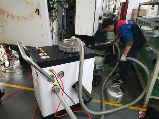 CNC Coolant Tank Cleaning of Aluminum Chips, Saving Labor and Fast Cleaning, Automatic Operation