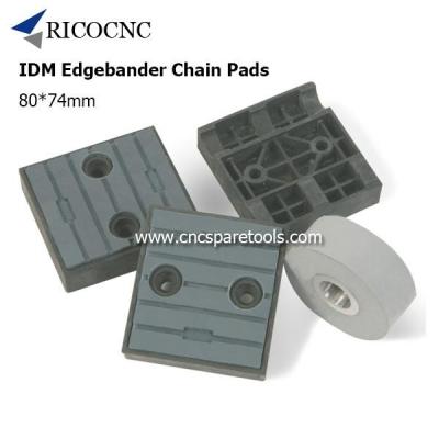 China IDM Edgebander 80x74mm CNC Conveyance Chain Track Pads for Edgebanding Machine use for sale